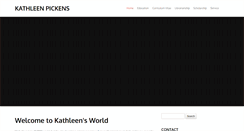 Desktop Screenshot of kathleenpickens.com